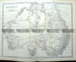 Antique atlas - A.K. Johnston c.1877  Ref: 899-002 - Image 5