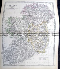 Antique atlas - A.K. Johnston c.1877  Ref: 899-002 - Image 6