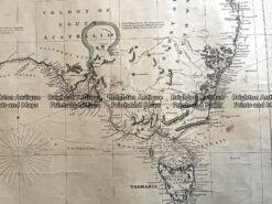 Antique map -  Navigation Chart of Africa, Australia and New Zealand c.1850. Ref:  339- 007 - Image 4