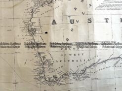 Antique map -  Navigation Chart of Africa, Australia and New Zealand c.1850. Ref:  339- 007 - Image 3