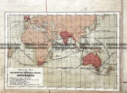 Antique map - Australia c.1857. Ref: 339-016 - Image 4