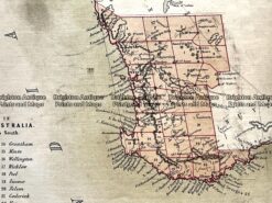 Antique map - Australia c.1857. Ref: 339-016 - Image 8