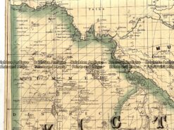 Antique map - Victoria by Proeschel c.1863.  Ref:  339-038 - Image 4