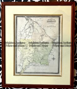 Antique map - Counties in Loddon District of Victoria by Hiscock c.1874. Ref:  789-017