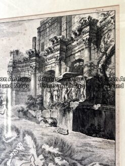 Alternative view of Antique print - Ancient Rome architecture by Piranesi c.1764. Ref: 789-026