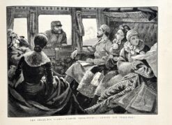 Antique print - Medical -Small Pox scare c.1881  Ref: 888-066