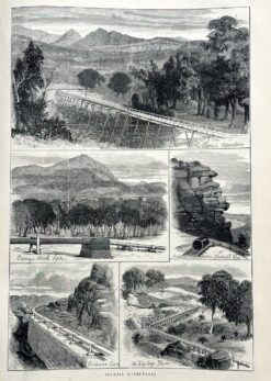 Antique prints - Stawell waterworks c.1881