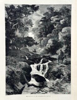 Antique print - Strathbogie Ranges c.1881  Ref: 888-071