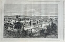 Antique print - Maryborough Victoria c.1881  Ref: 888-043