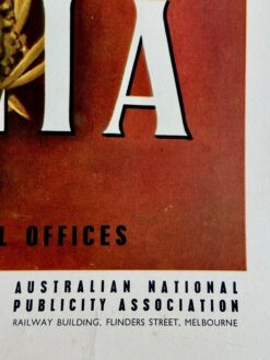 Vintage poster - Poster of Canberra by Northfield c.1940's Ref: 888-021 - Image 2