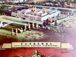 Vintage poster - Poster of Canberra by Northfield c.1940's Ref: 888-021 - Image 4