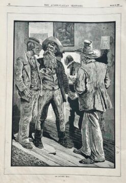 Antique print - The Matchbox Trick c.1883  Ref: 888-030