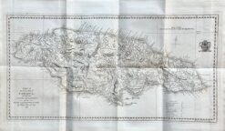 Antique map - Jamaica by Bryan Edwards c.1818  Ref: 888-015