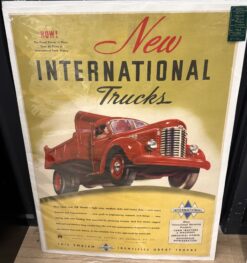 Vintage Poster - International truck advertisement c.1948  Ref: 888-181
