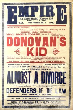 Vintage movie poster- movie poster c.1930-32  Ref: 888-099