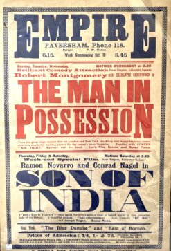 Vintage movie poster - movie poster c.1930-32  Ref: 888-103