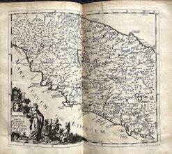 Antique map - Central Italy by Cluver c.1711  Ref:888-055