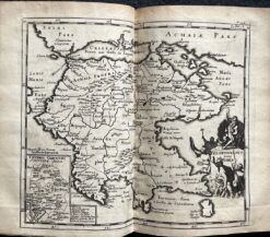 Antique map - Southern Greece by Cluver c.1711  Ref:  888-059