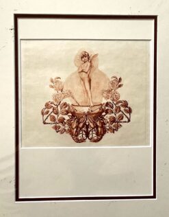 Antique print - Cupid c.1900  Ref: 888-172