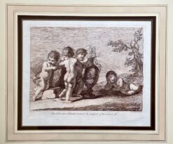 Antique print - Cupids by Bartolozzi c.1790  Ref: 888-174