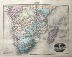 Antique map - Africa by Migeon c.1894  Ref: 888-091