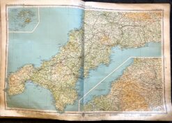 Antique map - Bartholomew bound volume of Britain c.1950's  Ref: 888-139 - Image 3
