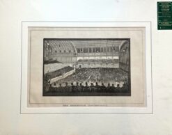 Antique print - Melbourne Exhibition Building c.1888  Ref: 888-082