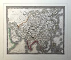 Antique map - Asia by Teesdale c.1831  Ref: 888-104