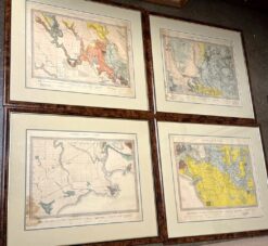 Antique map - Selwyn geological maps of Melbourne c.1860's.  Ref: 888-179