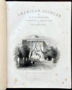 Antique Books -  American Scenery and Canadian Scenery by Bartlett c.1840  Ref:  888-012 - Image 5